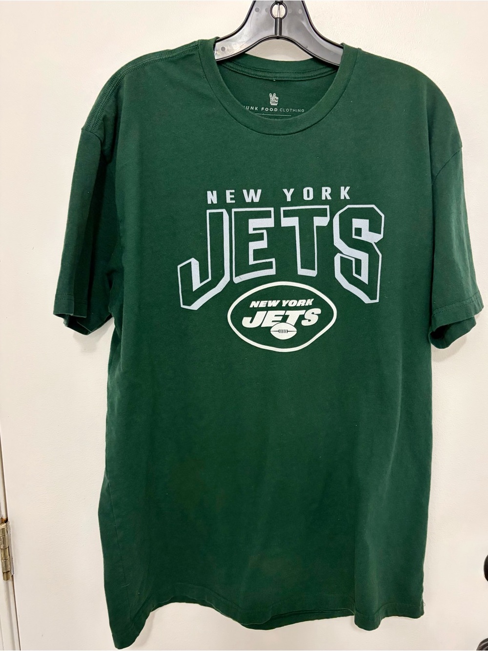 Junk Food Clothing New York Jets Deep Green Graphic Tee